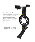 Premium Wheel Fit Simulator Tool For Five Lug Rims Check Bolt Patterns And Tire Clearance Before Dropping Cash zero sweat tough mockup gauge
