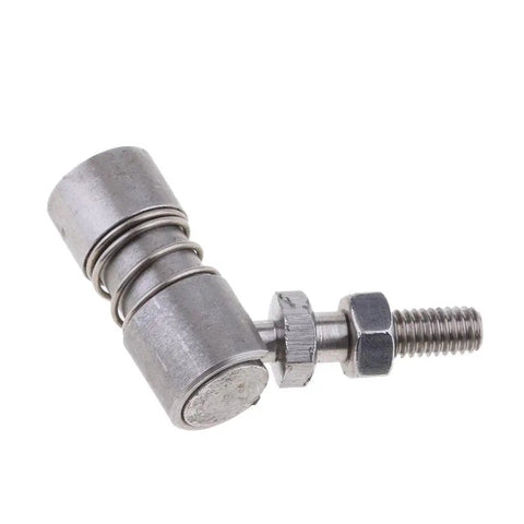 Boat Throttle Ball Joint Quarter Inch Six Millimeter Linkage End Set Of Two 304 Stainless Steel Marine Steering And Control Hardware Durable Corrosion Resistant For Outboard And Inboard Boats, 304 stainless ball joint with threaded end
