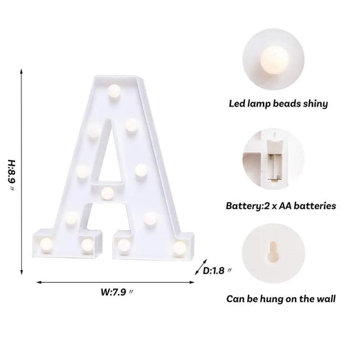 Must Have Light Up Letters Marquee Signs For Wedding Party And Home Decor, Letter Lights Sign For Engagement Parties Birthdays Christmas Lamp