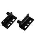 Heavy Duty Concealed Shaft Door Hinge With Bushing For Wood Doors Cabinets Drawers And Wardrobes Invisible Mount With Premium Metal Cap 1X40X14MM 5MM Shaft Multicolor Finish Durable Hardware, black angled view