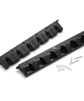 Must-Have Six Tool Turning Tool Storage Rack For Woodworking, EVA Foam Fingers Grips Keep Tools Secure, expandable with hardware