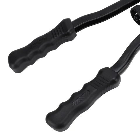 16 Inch Hand Blind Riveter And Rivet Nut Setter Kit With 10 Mandrels And 110 Rivet Nuts, black anti slip handles