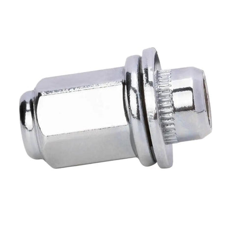 Top Notch 12x1.5 Extended Lug Nut For Wheel Repair Kit Compatible With Part Numbers 9094201058 And 9094201058 To Fix Rusted Bolts Fast Without Wasting Time On Awful Tools, chrome steel