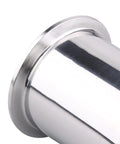 DERNORD stainless steel sanitary spool tube with 2.5 in tri-clamp flange, 304 seamless tubing, 36 in length
