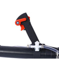Gas Powered Backpack Sprayer And Cold Fogger With 51.7cc Engine And 14L Tank For Garden Spraying control handle close-up