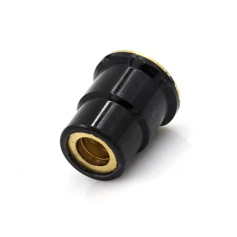 Durable Plasma Cutter Nozzle And Electrode Set Compatible With Trafimet A81 Torch black copper ceramic nozzle detail view