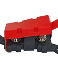 Knockout Rig Upgrade Using This Heavy Duty Alternator Wiring Conversion Harness Kit For Ford Trucks Quick 1G To 3G Wiring Swap Fuse holder with red cover.