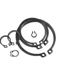 Grab These 50 Pc C Type External Circlip Rings Made From Tough Carbon Steel For Quick Shaft Install And Secure Gear Holds Perfect For Shop Pros, various sizes.