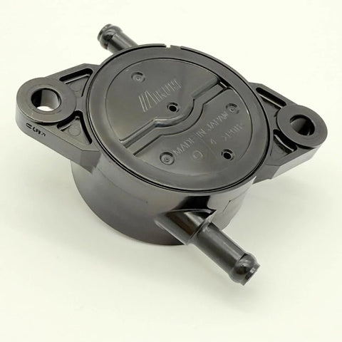 Fuel Pump 16700-Z6L-003 Replacement for Honda GX630 GX660 GX690 Engines, black plastic, OEM-style part, side view