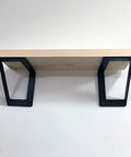 Heavy Hitter Iron Corner Brackets For Floating Shelves Built Tough Right Angle Wall Support Takes A Beating Holds Up To 176 Pounds Pair Of Two Matte Black support shelf with iron brackets