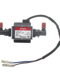 AC 100 to 120V 60W water electromagnetic solenoid pump with 2400 cc per min flow 2 bar pressure ideal for boiler water front view
