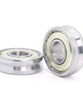 Heavy Duty V Groove Sealed Ball Bearings For Pulley Wheels And Linear Guide Tracks 8X22X7mm in detail, showcasing smooth finish.