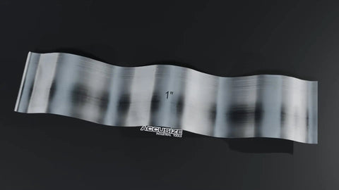 9 Pairs Wavy Parallel Set From 1/2 To 1-1/2 In By 1/8 In Increments, 4 5/8 In Long, High Quality Spring Steel Parallels For Precision Machining Setup And Fixturing, Accurate Alignment For Milling And Grinding