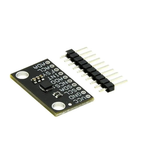 9 Axis MEMS Motion Tracking Sensor Module Low Power IMU Breakout Board For ICM20948 Projects With Easy Integration Time Sync Ready Compact Design Ideal For Microcontrollers And Embedded Systems black PCB with header pins