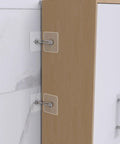 Heavy Duty No Drill Furniture Wall Anchor Kit for Drawers and TV Cabinets, Adhesive Anti Tip Straps with Stainless Steel and Acrylic, Quick Install, Renter Friendly Safety Solution to Prevent Tipping and Falls on wooden cabinet and wall