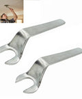 Two Pack Tough As Nails Fire Sprinkler Wrench Tool Heavy Duty Steel Construction Universal 1/2 Inch for maintenance.