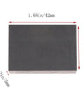 Block Built From 99.9% Pure Graphite For Electrodes And Electrolysis, Sinter Molds, Heaters And Insulation Boards, 1.68 X 1 X 0.2 Inches, 10 Pack