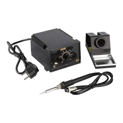 Hot Air Rework Soldering Station With 110V 60W Desolder Iron, 936 Power, Frequency Change, 65W All Copper Transformer, Electric Welding Station