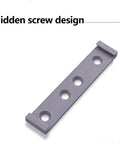 Hidden screw design of Pro Grade Heavy Duty Stainless Steel Magnetic Push Latch Soft Close Drawer Closer for easy installation.