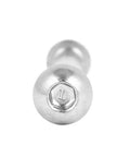 Close-up view of a silver hex socket cap bolt from the Hex Socket Cap Bolt With Barrel Nut Set, 8mm X 54mm, 10 Pack Metal Fasteners Kit