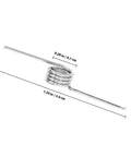 10 Pack Universal V-Shaped Torsion Springs For Trash Can Lid Repair Kits Featuring Stainless Steel Lightweight Construction For Easy Home Maintenance And Smooth Lid Operation With Minimal Storage Space Needed, 1.34 in spring