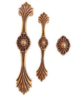 Antique Brass Zinc Alloy Cabinet Handles And Wardrobe Pulls With Vintage Vibe, 38mm Knob Diameter And 96mm And 128mm Spacing