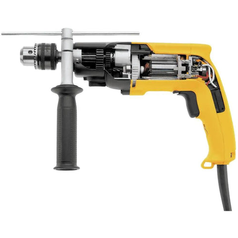 Power Through Concrete And Wood With A 1/2 Inch Hammer Drill, 7.8 Amp Heavy Duty, Dual Range Gear showing internal components