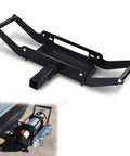 Mounting bracket for 5500 Lb Twelve Volt Electric Winch For ATV UTV Towing Kit With Synthetic Rope One Quarter Inch By Thirty Feet.