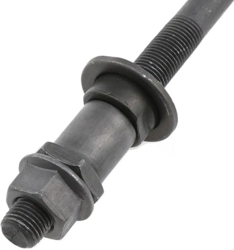 Close-up of 190mm Bike Rear Hub Axle For Multi Speed Bicycles Three Eighth Inch Diameter Twenty Six TPI Threads Universal Fit