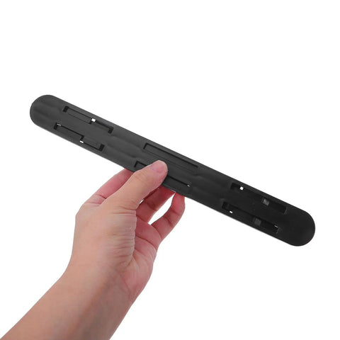 4 Pack Heavy Duty Drawer Slides 10.4 Inch Plastic Bottom Drawer Rails With Smooth Operation And Easy Install For Kitchen Cabinets And Bedroom Storage Boxes, black plastic bottom-mount rail