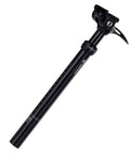 Lever Actuated Dropper Seatpost With 100mm Drop And 20mm Suspension Travel For Bicycle And E Bike, Cable Free, Side View