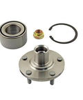 Front Wheel Hub And Bearing Kit Pair For 2007-2017 Outlander And 2008-2017 Lancer FWD, D930005 NT510090 With Nuts And Retaining Clips
