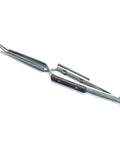 Precision auto closing soldering tweezers with stainless steel and rubber grips, ideal for jewelry repair and electronics work. Grab These Auto Closing Soldering Tweezers For Jewelry Repair And Precision Welding Tasks Made Easy With Super Tight Grip Clamps That Hold Small Metal Parts Securely While You Work On Electronics Without A Sweat Or Slip Ups.