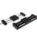 Manual XY Axis Linear Stage Sliding Table With Micrometer Fine Tune Aluminum Guide Plate 20mm And 80mm Travel Options