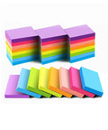 Bright colors mini sticky notes one point five by two inches, 24 pads per pack, 75 sheets per pad, ultra strong adhesive, 1800 sheets total