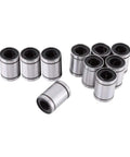 Kick Your Cnc Builds Up With These Heavy Duty Linear Motion Ball Bearings Featuring Double Sealed Steel Housings And Precise 12Mm Slides For Flawless 3D Printer Operations That Run Clean, showing a pack of ten LM12UU bearings with steel housings.