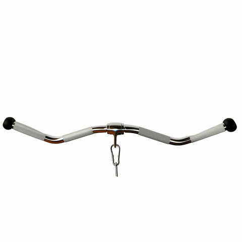 Revolving Barbell Cable Attachment For Cable Machines With Rubber Handle Grips Lat Pulldown Bar Attachments Tricep Press Down And Straight Curl Pulldown Bar For Versatile Home Gym Workouts