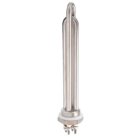 Check Out This Heavy Duty 36V Immersion Water Heater Sporting A Tough Stainless Steel Shell And Essential 1 Inch NPT Thread Setup - Stainless steel immersion element.