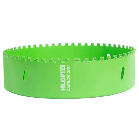 HLOFIZI carbide grit hole saw, 6-1/4 inch, lime green, 1-1/2 in depth