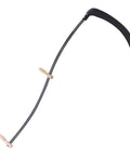 Scythe With Grinding Stone And Wooden Handle For Grass And Weeds, Serrated Edge Garden Tool For Landscaping And Clearing Brush, Long Reach Hand Tool With Sharpening Wheel For Razor Sharp Yard Work