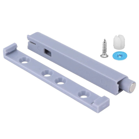 Heavy Duty Magnetic Push Latches Soft Close Cabinet Hardware Spring Loaded Touch Release Concealed Door Pads with screws and pads.