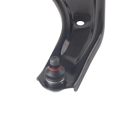 Close-up of 2 Piece Front Left And Right Lower Control Arm With Ball Joint Assembly For Nissan Versa 2012 To 2019, corrosion resistant.