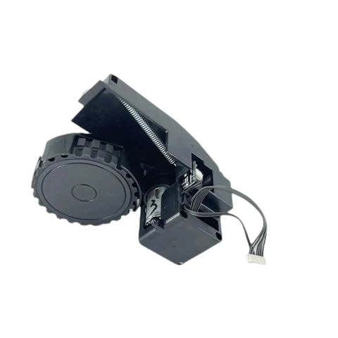 Robust Travel Wheels Right And Left Pair Compatible With Rooidmi Eve Plus Robot Vacuum Replacement Parts durable black rubber roller