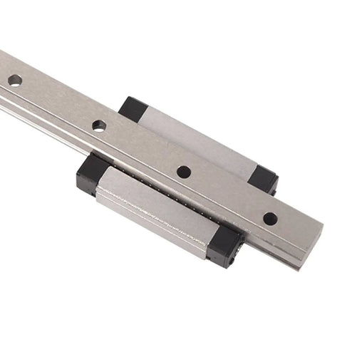 700mm Linear Rail Kit With MGN12 Rail And Stainless Steel MGN12H Carriage Block For 3D Printers CNC Upgrades Machining And Precise Linear Motion Gear, rail close-up