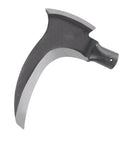 High Manganese Steel Double Sickle Garden Tool for Weeding, Grass Cutting, and Small Tree Trimming cutter head close-up