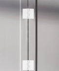 Self Adhesive Plastic Hinges 6 Pack Acrylic Small Folding Hinges For Diy Furniture Cabinet Doors Replacement, Strong Adhesive For Household Use Easy Peel And Stick No Drilling Required Quick Install Ultra Strong Bond For Long Lasting Use on metallic cabinet.