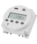 Oumefar 16A Digital Timer Switch With Lcd Display Cycle Countdown Control showing buttons and LCD for automation in irrigation and ventilation.