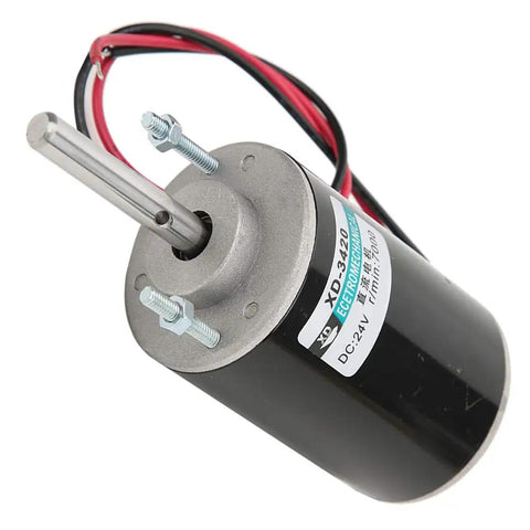 Image of Heavy Hitter 30W Brushed DC Motor With Reversible CW CCW Spin And Serious Torque for DIY robot projects.