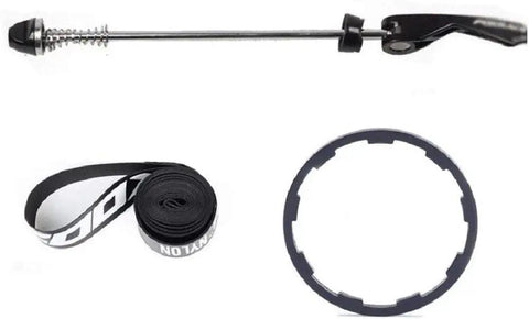 Quick release skewer, rim strip, and spacer for 700C Carbon Rear Wheel For Road Bikes With Quick Release Hub 130mm 21H.
