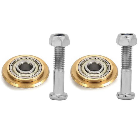 Two Pack Built Like A Tank Tile Cutter Replacement Wheel Featuring Premium Tungsten Carbide Bearing And Quick Bolt Lock Nut For Glazed Ceramic Glass Manual Cutting Slick Glide Cuts Zero Hassle